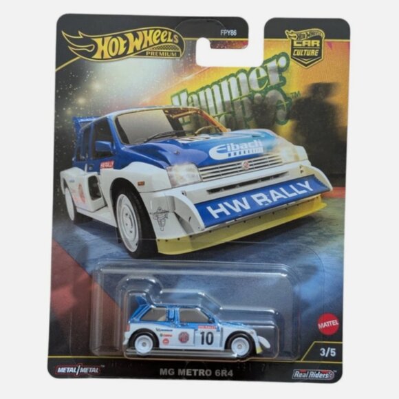 Hot Wheels Premium Car Culture 2025 Hammer Drop MG Metro 6R4 3/5 nWT - Picture 1 of 5